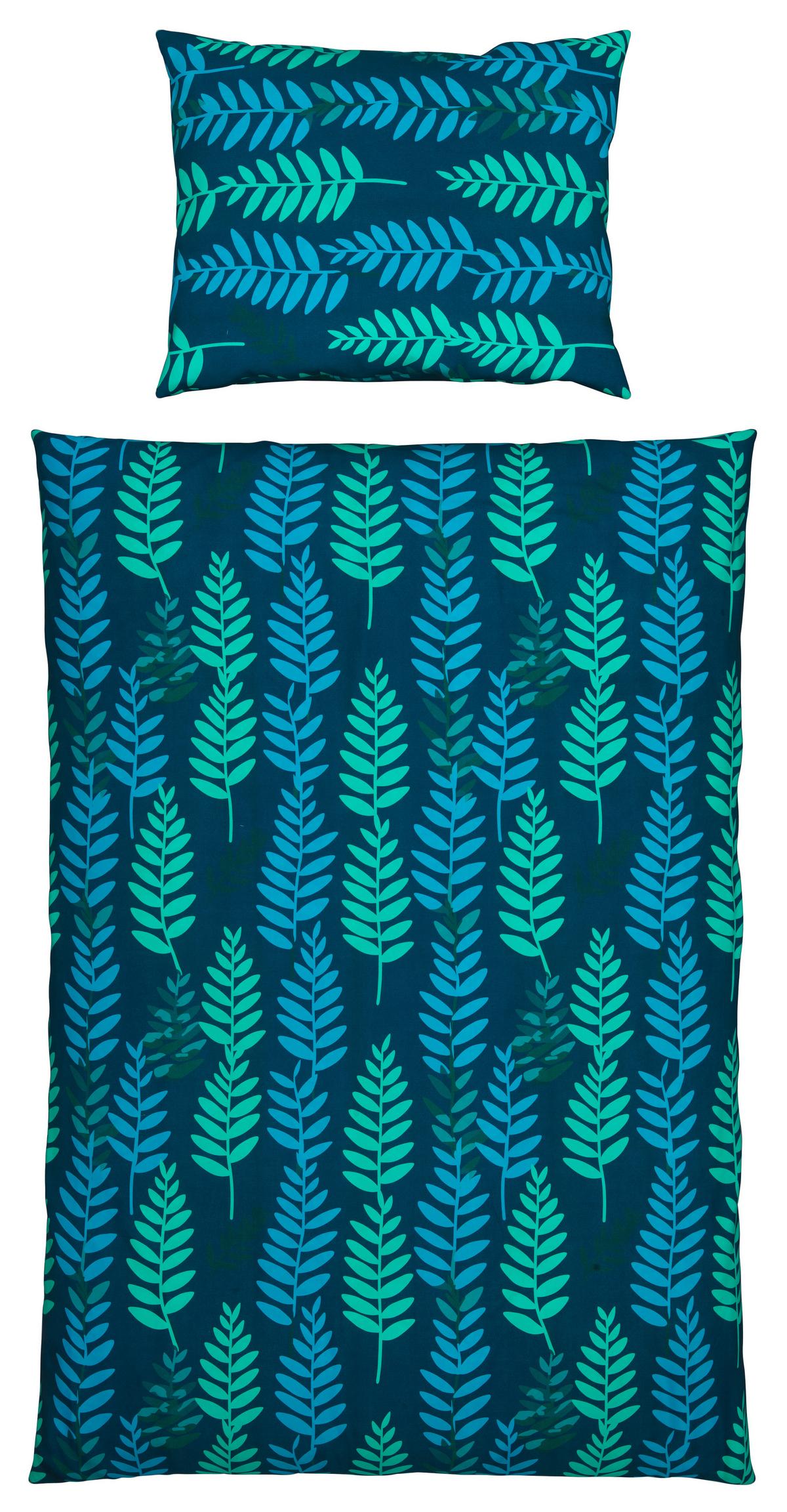 Bettwäsche Renate - Grün, MODERN, Textil - Luca Bessoni