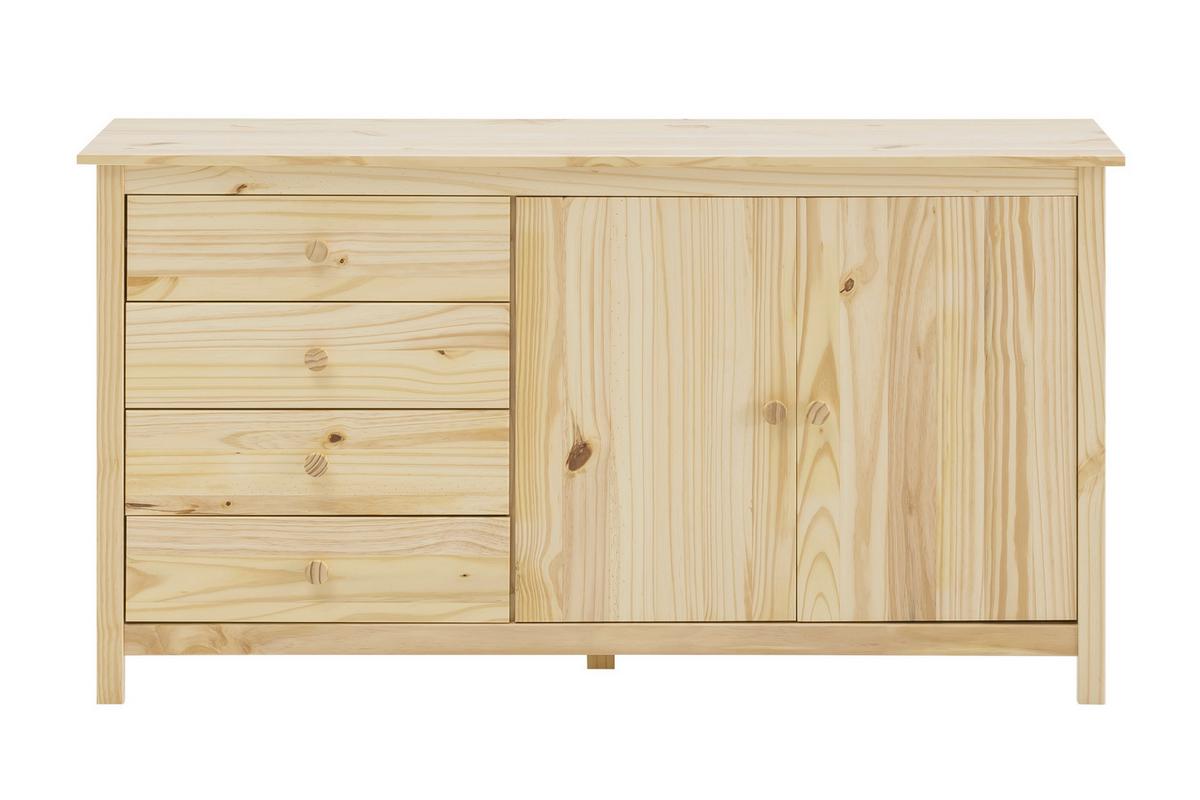 Kommode Naturfarben B: 150cm - Naturfarben, Design, Holz (150/80/40cm) - Livetastic