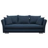 2-sitzer-sofa Mit Schlaffunkt. Modi Und Bettkasten Blau - Blau/Silberfarben, Design, Textil (235/83/106cm) - MID.YOU