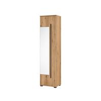 Mehrzweckschrank Cantara Eichefarben B: 50cm - Eichefarben/Schwarz, MODERN, Holzwerkstoff (50/201/39cm) - MID.YOU