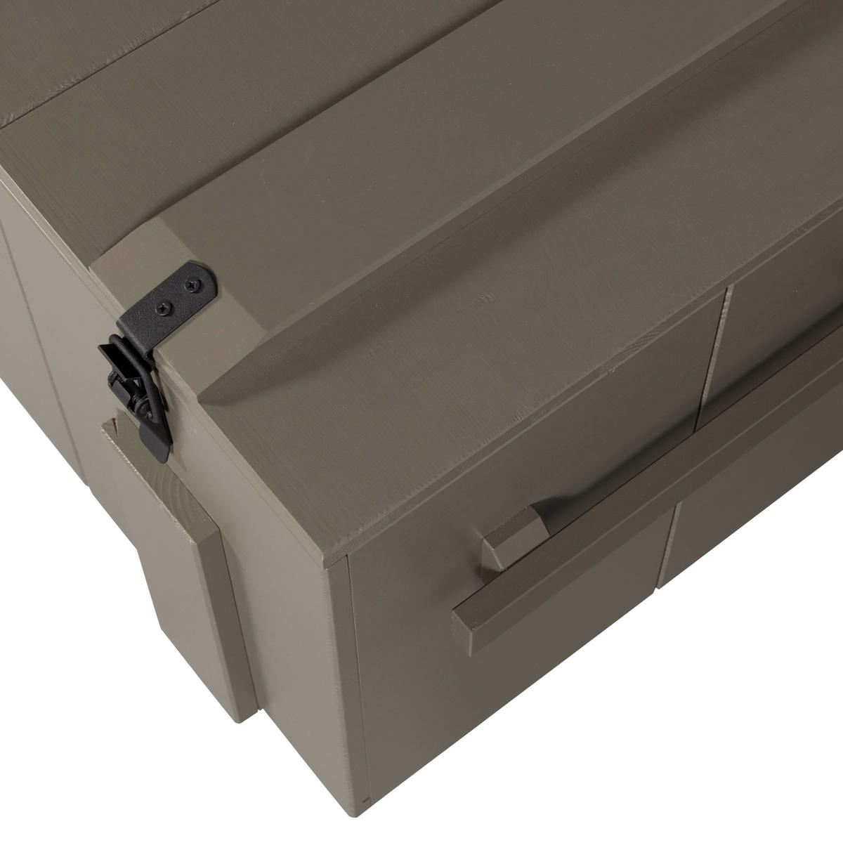 Truhe Bobby Grün B: 100cm - Grün, Design, Holz (100/55/56cm) - Livetastic