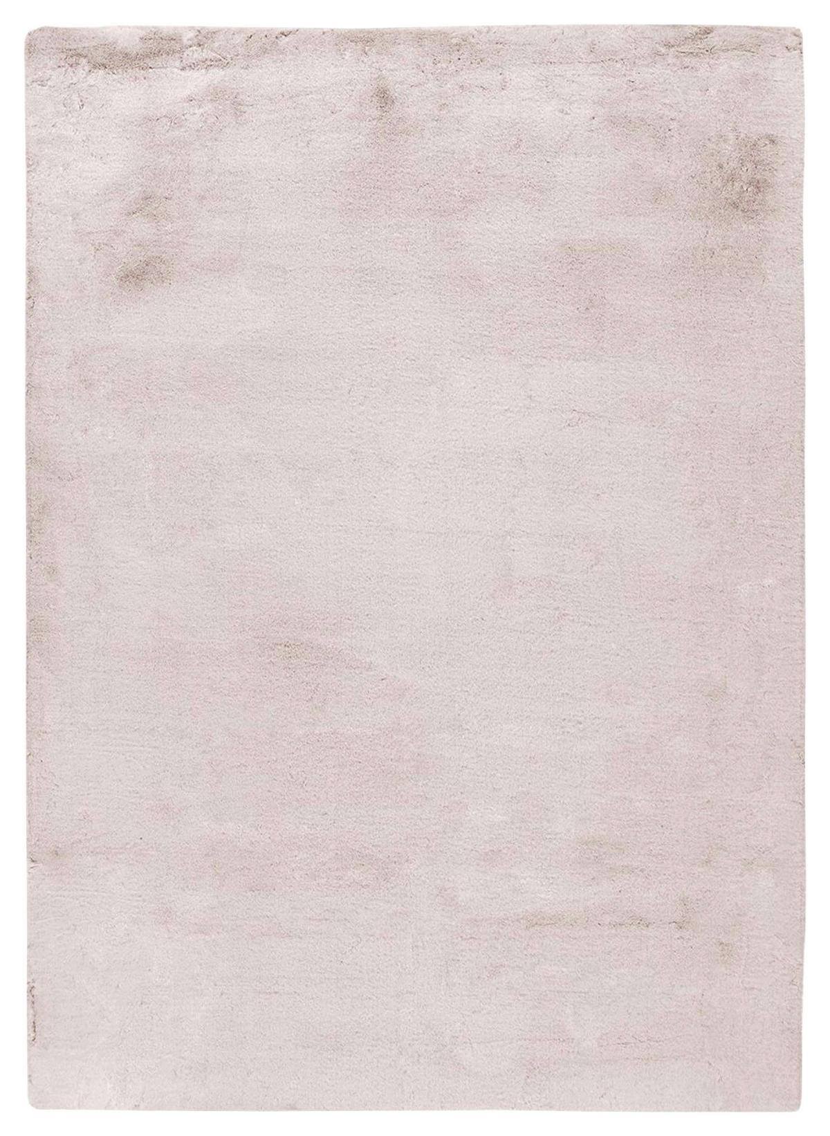 Hochflorteppich Saika 100 - Creme/Weiß, KONVENTIONELL, Textil (80/150cm) - Kayoom