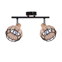 Strahler 92-12203 Tajga - Schwarz, Natur, Holz/Metall (44/12/18cm)