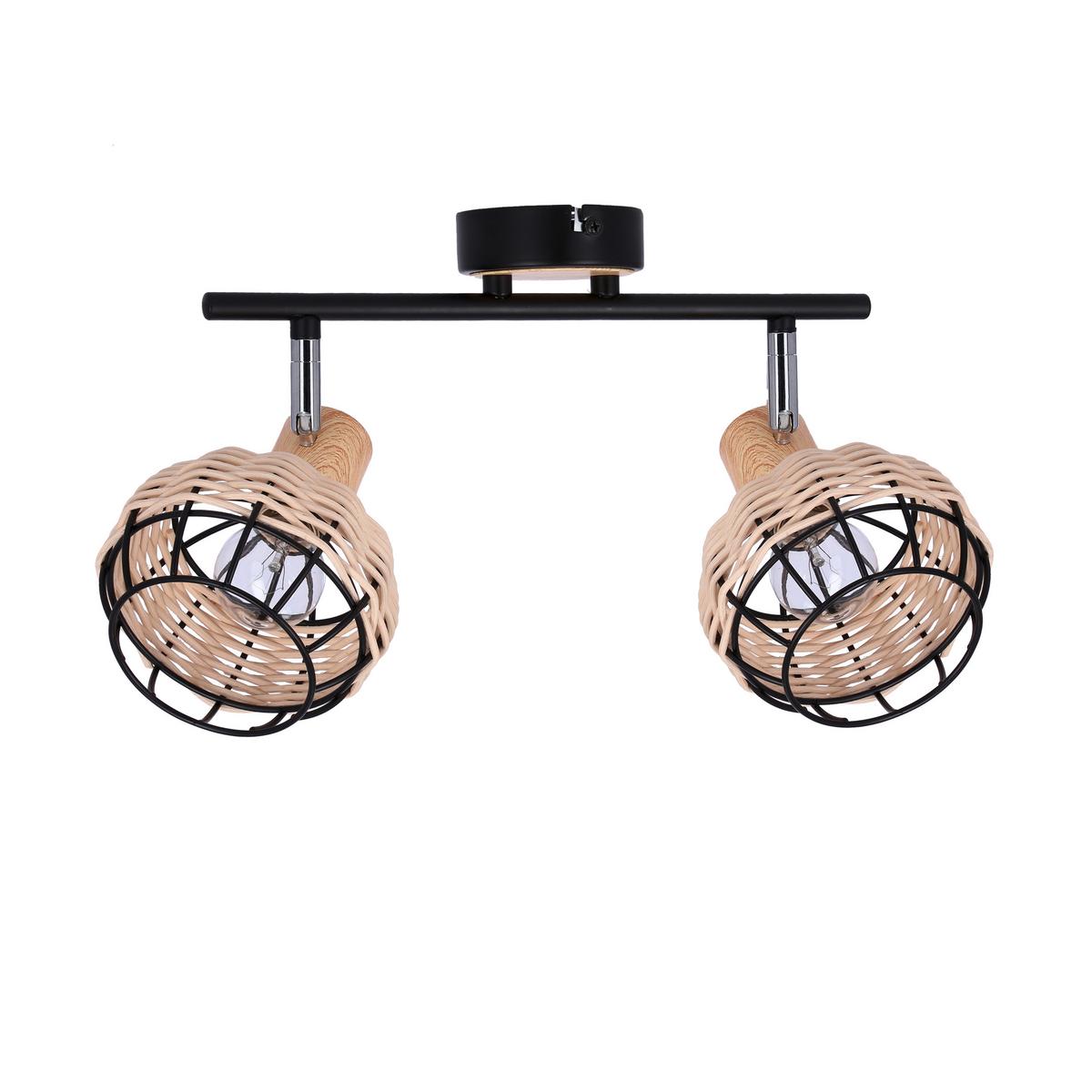 Strahler 92-12203 Tajga - Schwarz, Natur, Holz/Metall (44/12/18cm)