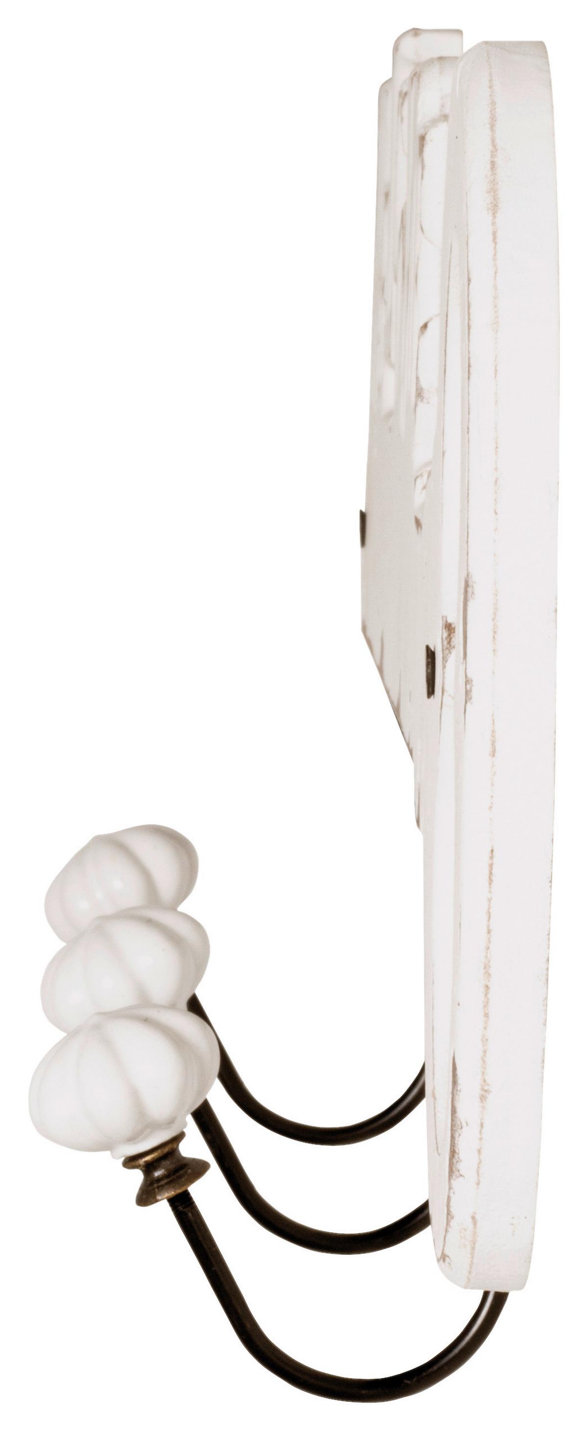 HAKENLEISTE WELCOME - Weiß, MODERN, Holzwerkstoff (50/22/7cm)