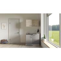 Miniküche Riva Eiche San Remo B: 100 Cm - Champagner/Eiche San Remo, MODERN, Holzwerkstoff (100cm) - FlexWell
