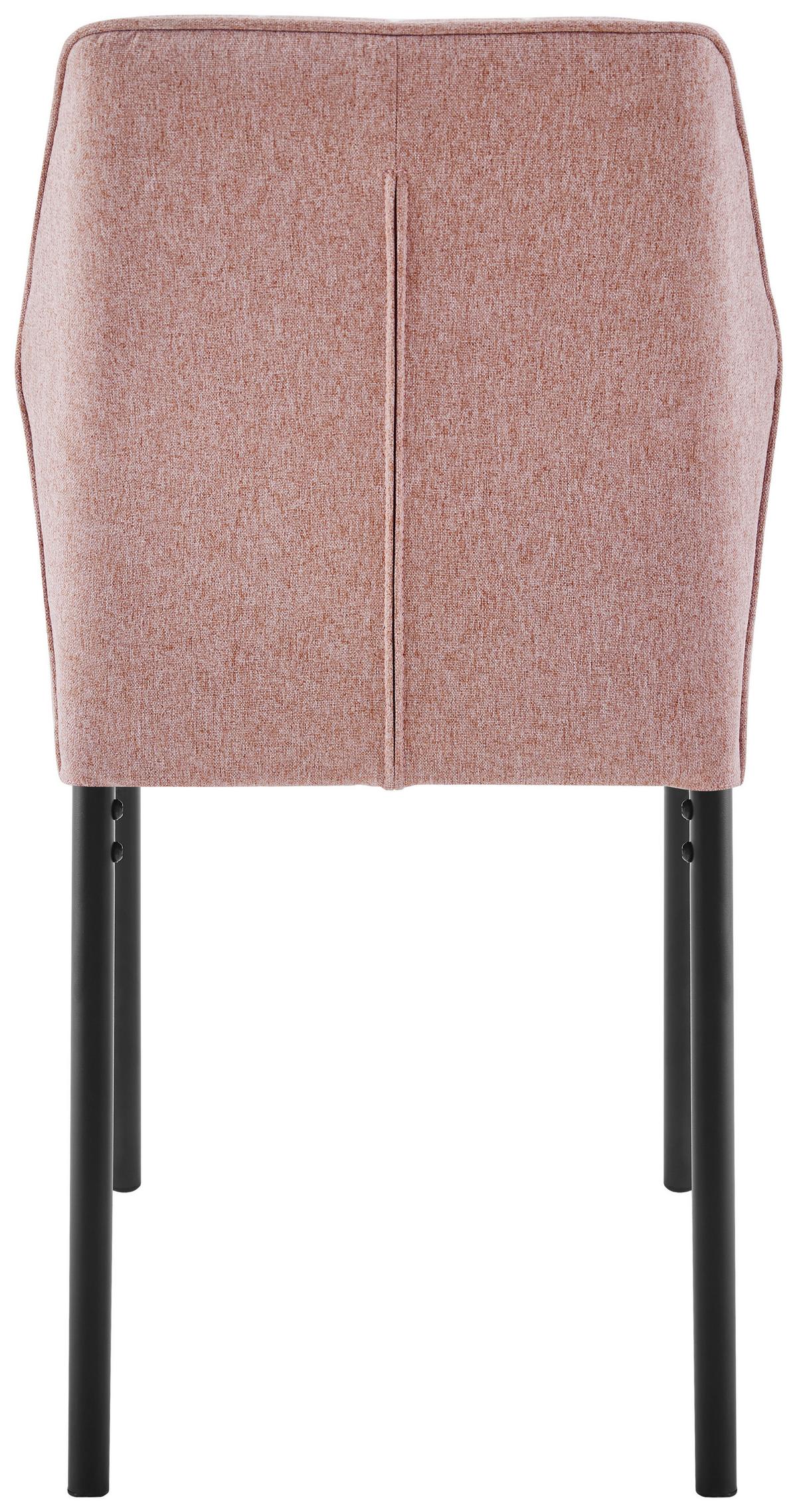 ŽIDLE MIA 2 - růžová/černá, Basics, kov/textil (44/86/52cm) - Based