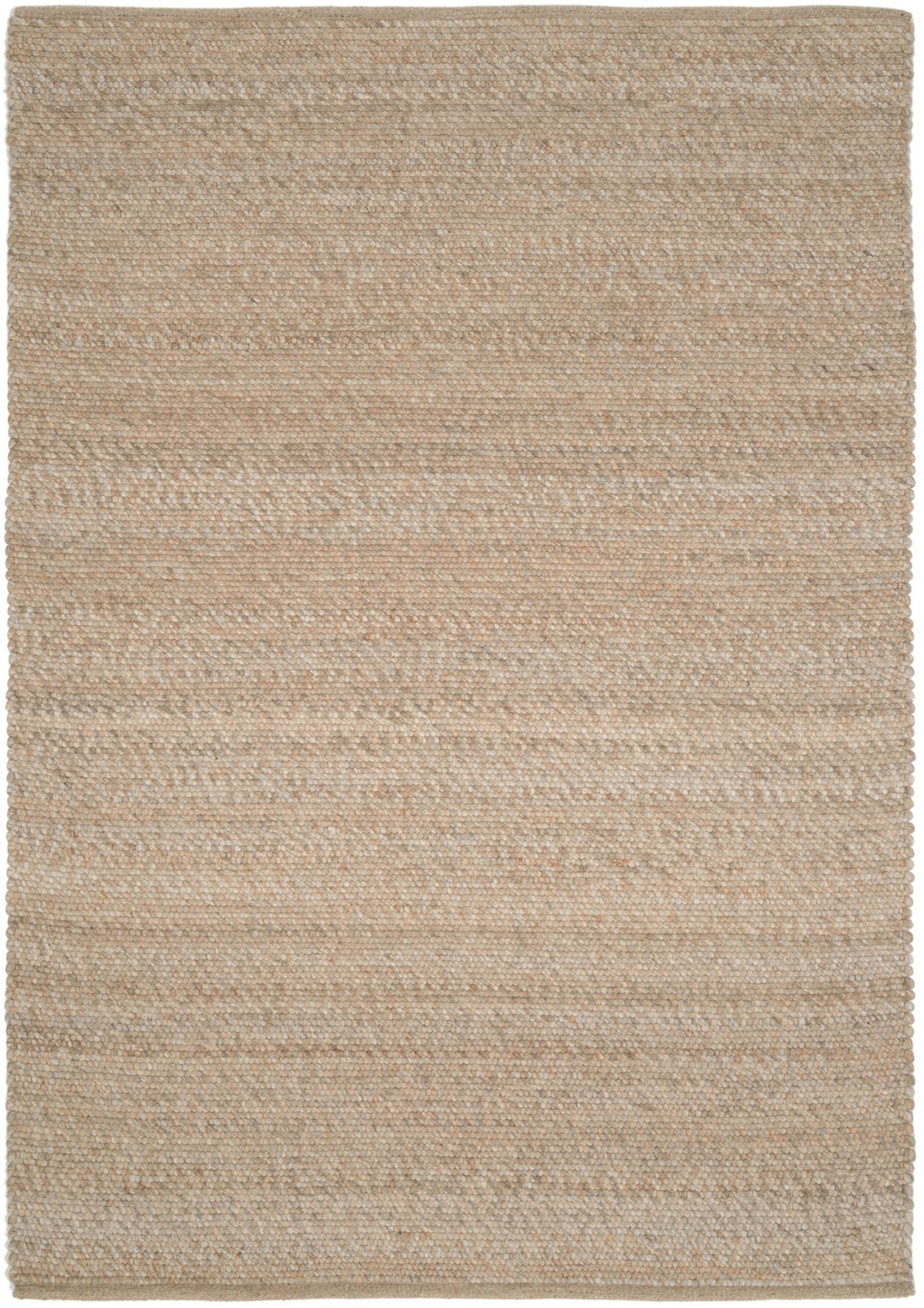 Handwebteppich Helsinki - Cappuccino, Basics, Textil (80/250cm) - Linea Natura