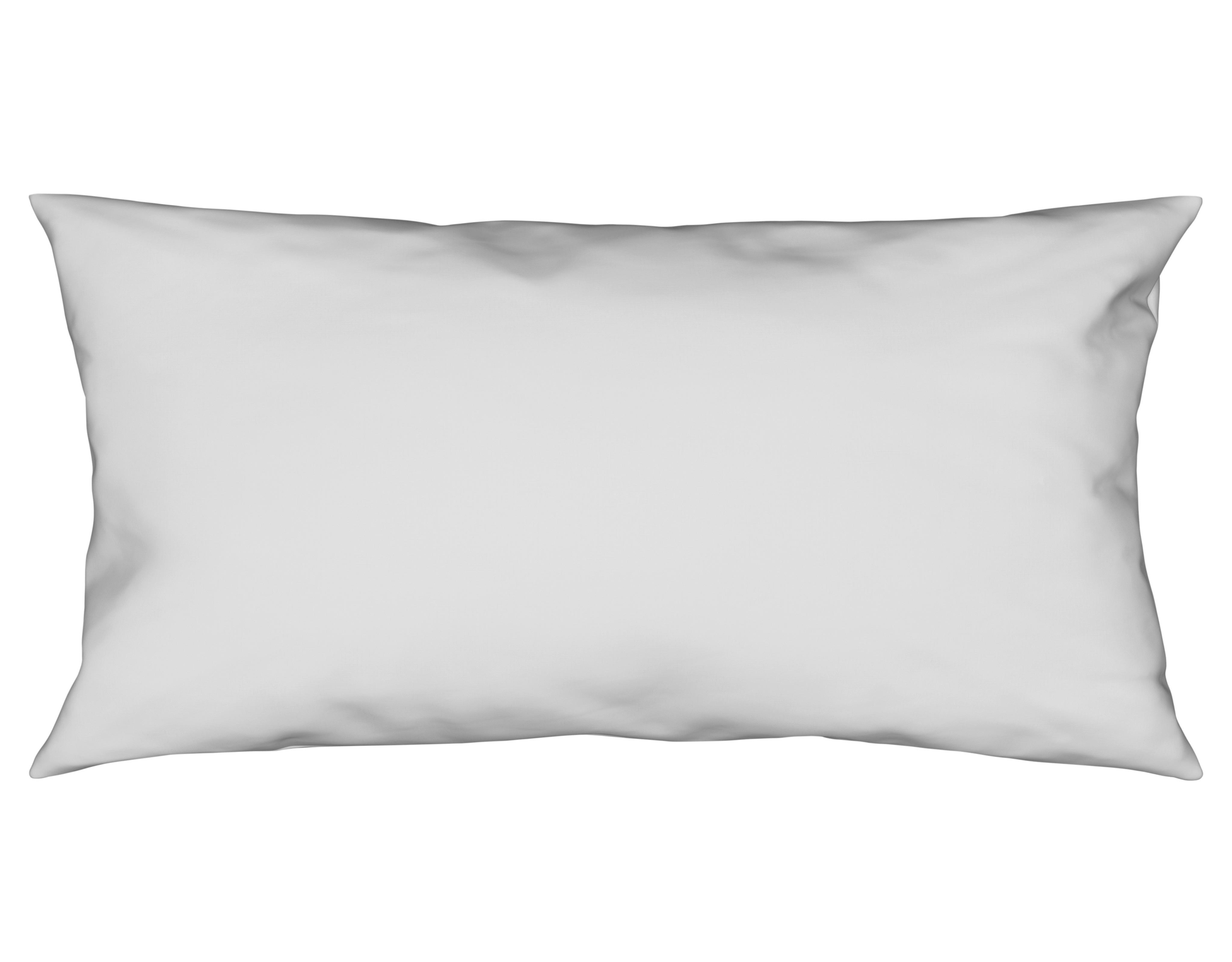 Kissenhülle Vicky 40x80 cm Jersey Silber + Reißverschluss - Silberfarben, KONVENTIONELL, Textil (40/80cm) - Ondega