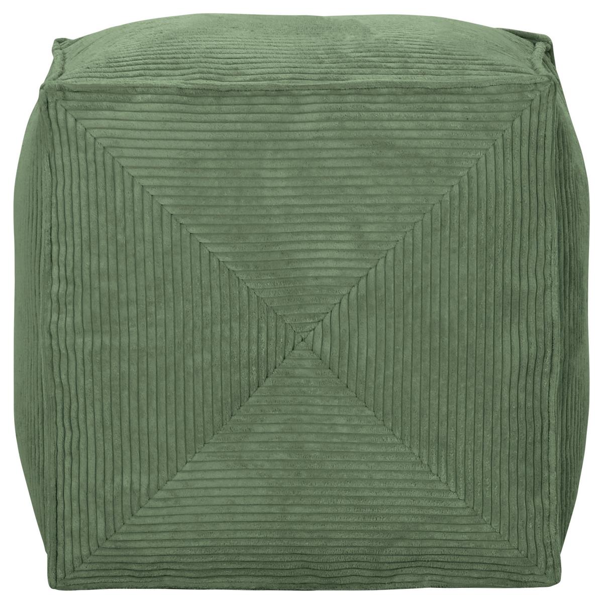Hocker Gimba, Olivgrün D: 65 Cm - Olivgrün, KONVENTIONELL, Textil (65/45cm) - MID.YOU