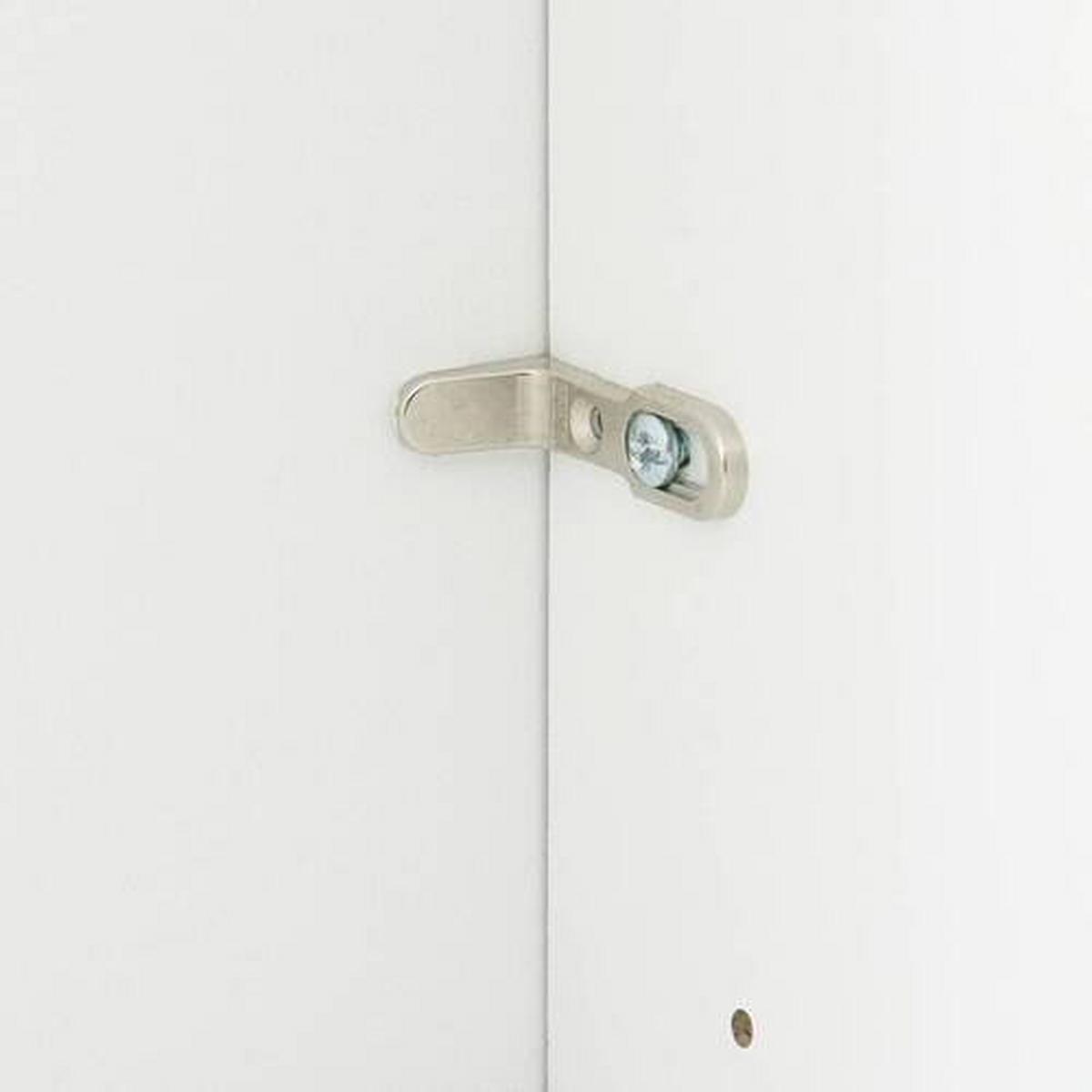 Drehtürenschrank 294 cm Lucca Weiß - Weiß, MODERN, Holzwerkstoff (299/222/60.1cm)