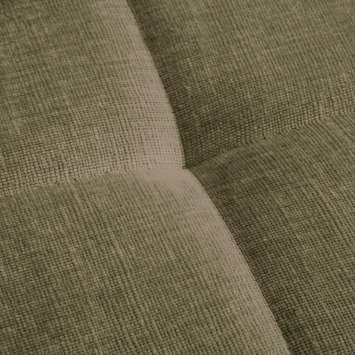 Velká pohovka MATTEO, olivově zelená tkanina NANO - černá/olivově zelená, Moderní, dřevo (246/93/124cm)