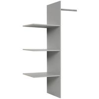 Inneneinteilung Wäscheeinteilung - Grau, MODERN, Holzwerkstoff/Metall (87/148/50cm) - MID.YOU