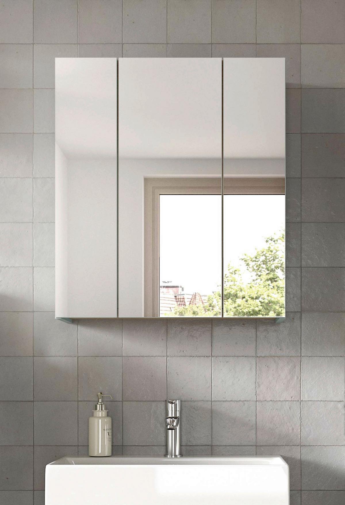 Spiegelschrank Star Eiche B: 60 Cm - Eiche San Remo, MODERN, Glas/Holzwerkstoff (60/68/19cm) - MID.YOU