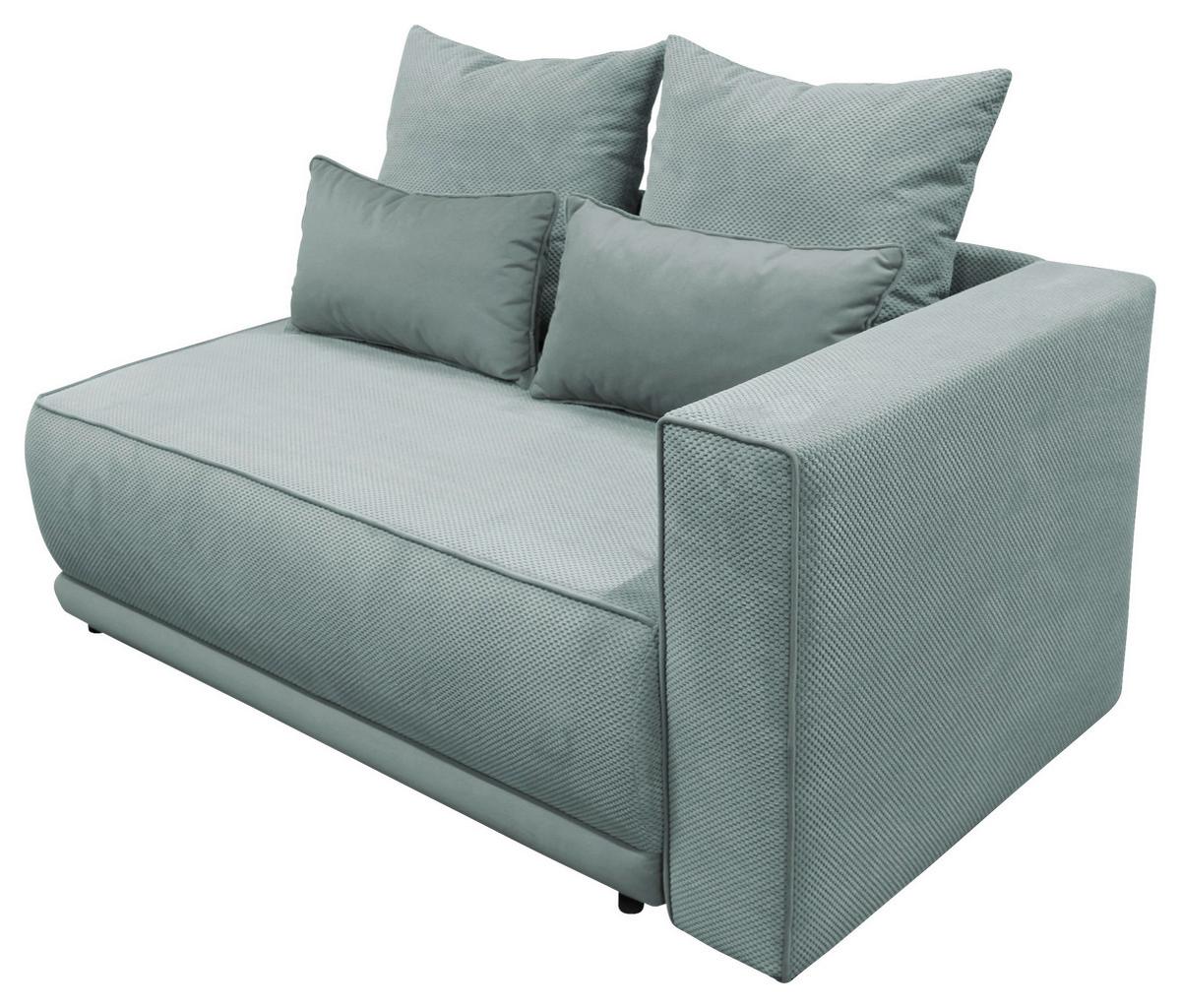 Récamiere Iga Re Türkis B: 168 Cm - Türkis/Rosa, Design, Textil (168/73/99cm) - MID.YOU