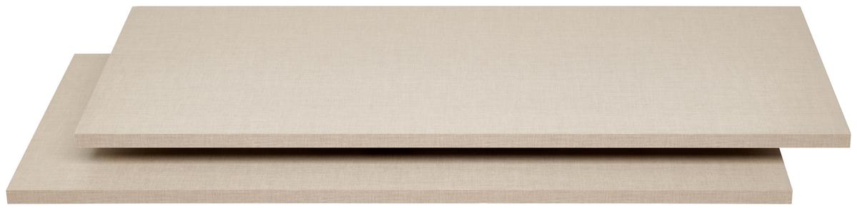 Einlegebodenset Zubehör Grau 2-Teilig - Grau, MODERN, Holzwerkstoff (111/2,2/48cm) - Rauch Möbel