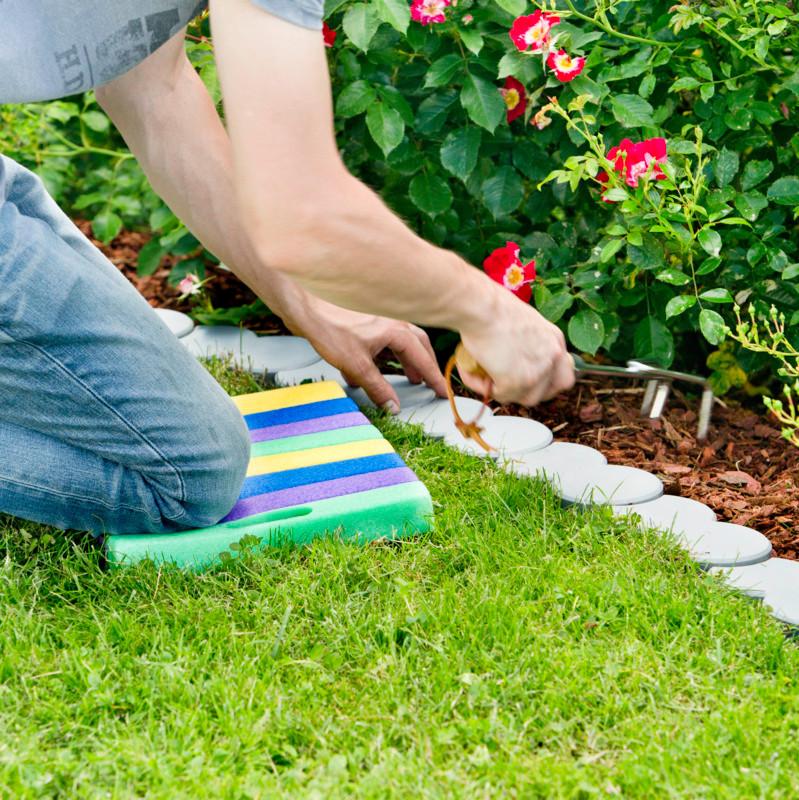 Kniematte 28x34 cm Kunststoff Multicolor, Kniekissen