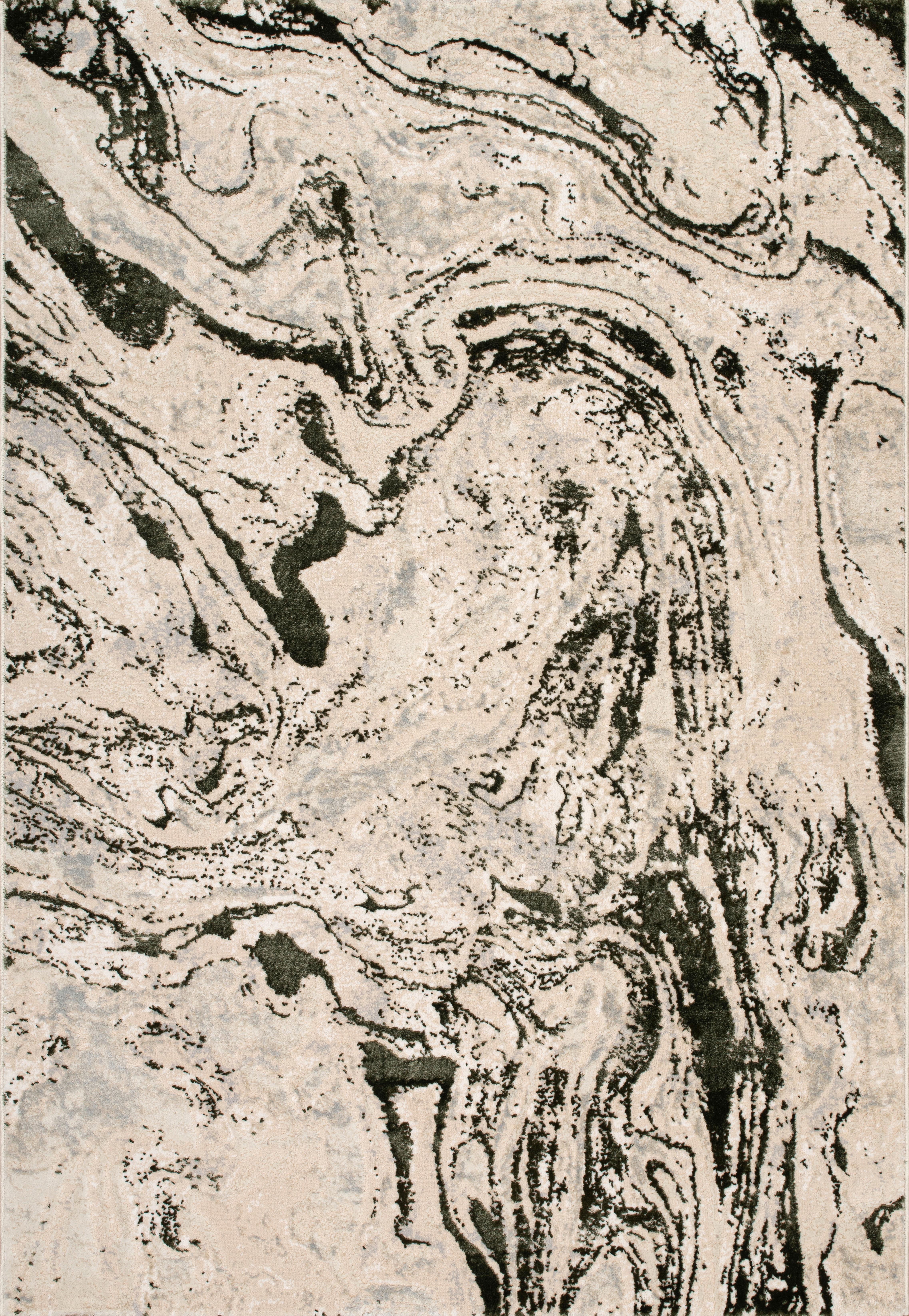 Webteppich Skipp - Grün, MODERN, Textil (80/150cm) - Luca Bessoni