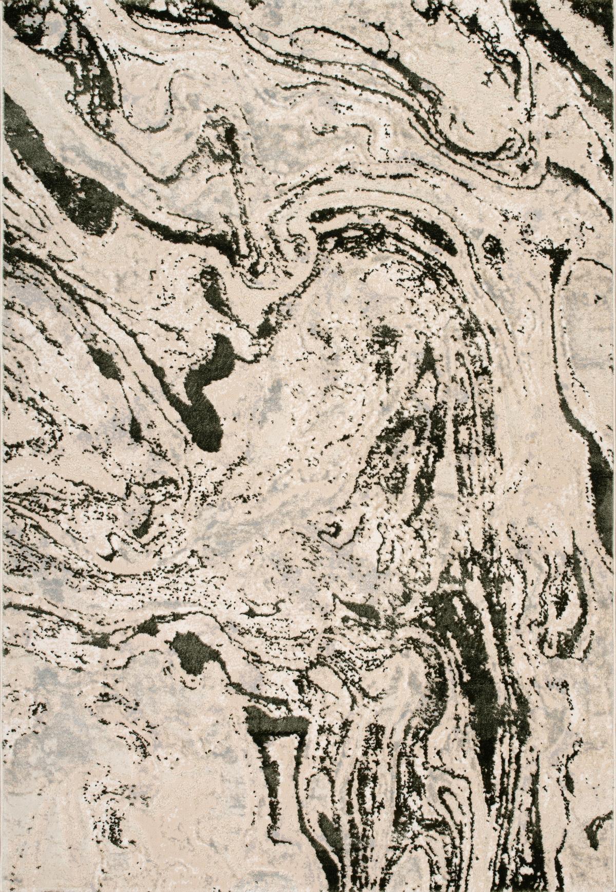 Webteppich Skipp - Grün, MODERN, Textil (160/230cm) - Luca Bessoni