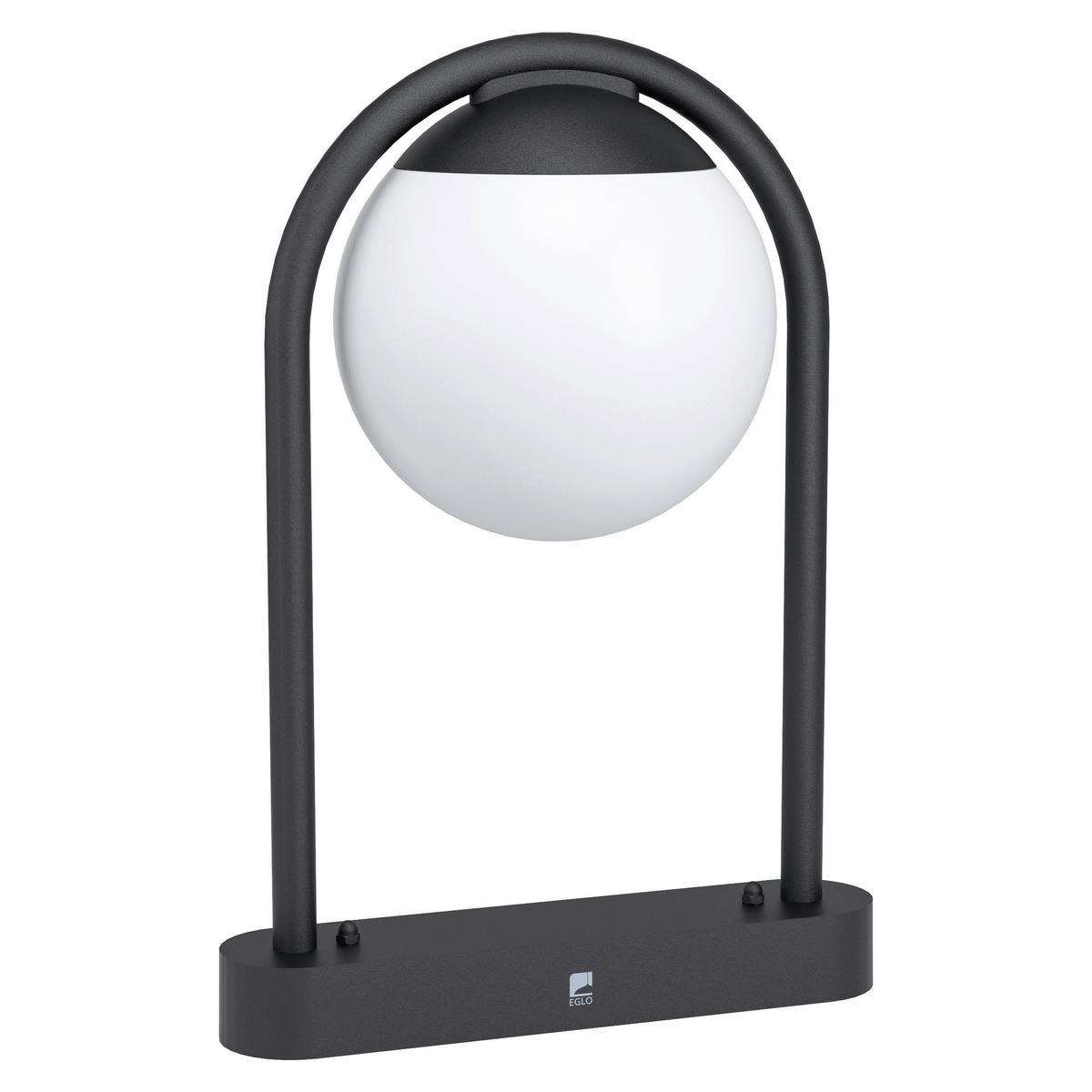 Außenstehleuchte 1x 28 W E27 - Schwarz/Weiß, Basics, Kunststoff/Metall (32/20/45cm) - Eglo