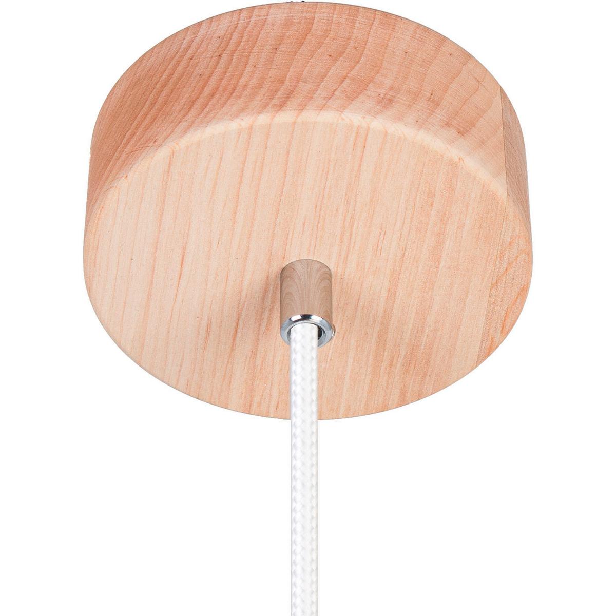 Hängeleuchte 8510152 Vegas - Erlefarben/Weiß, Natur, Holz (10/90-140cm)
