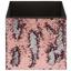 Regalkorb Fabrizia - Pink/Silberfarben, LIFESTYLE, Kunststoff/Textil (32/32/32cm)