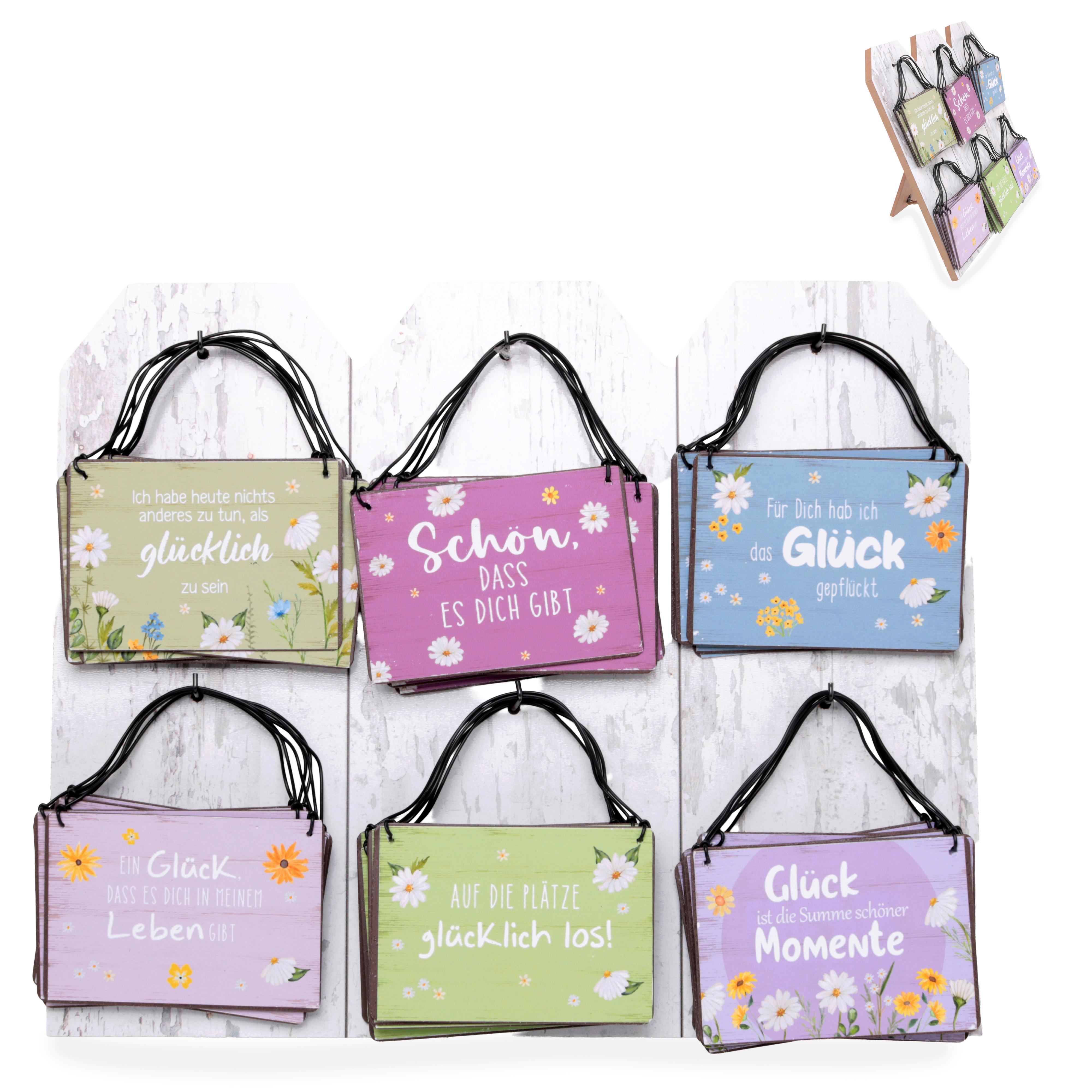 Dekoschild Emi - Basics, Holzwerkstoff/Metall (7/10cm)