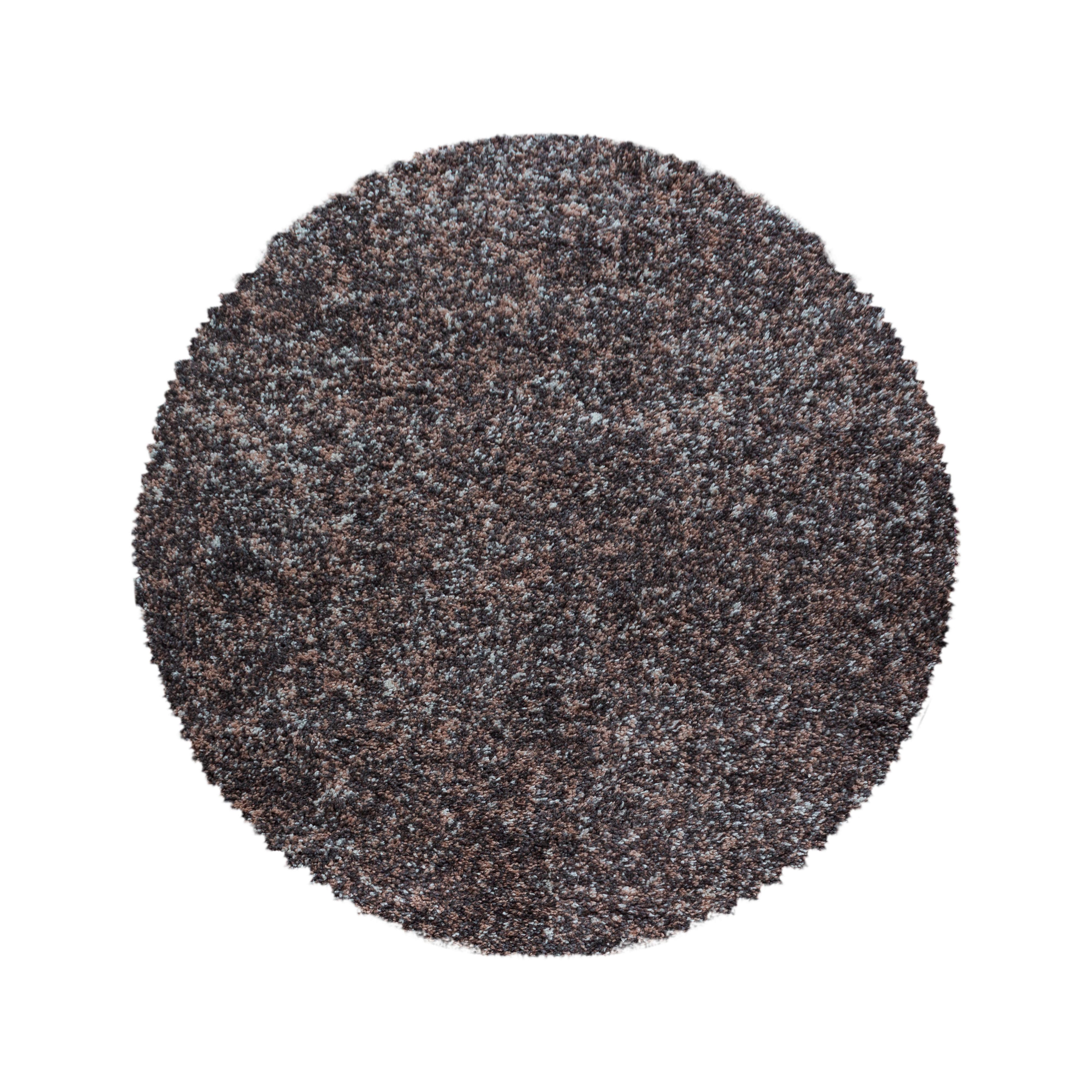 Hochflorteppich Enjoy - Taupe, KONVENTIONELL, Textil (200/200cm) - Novel