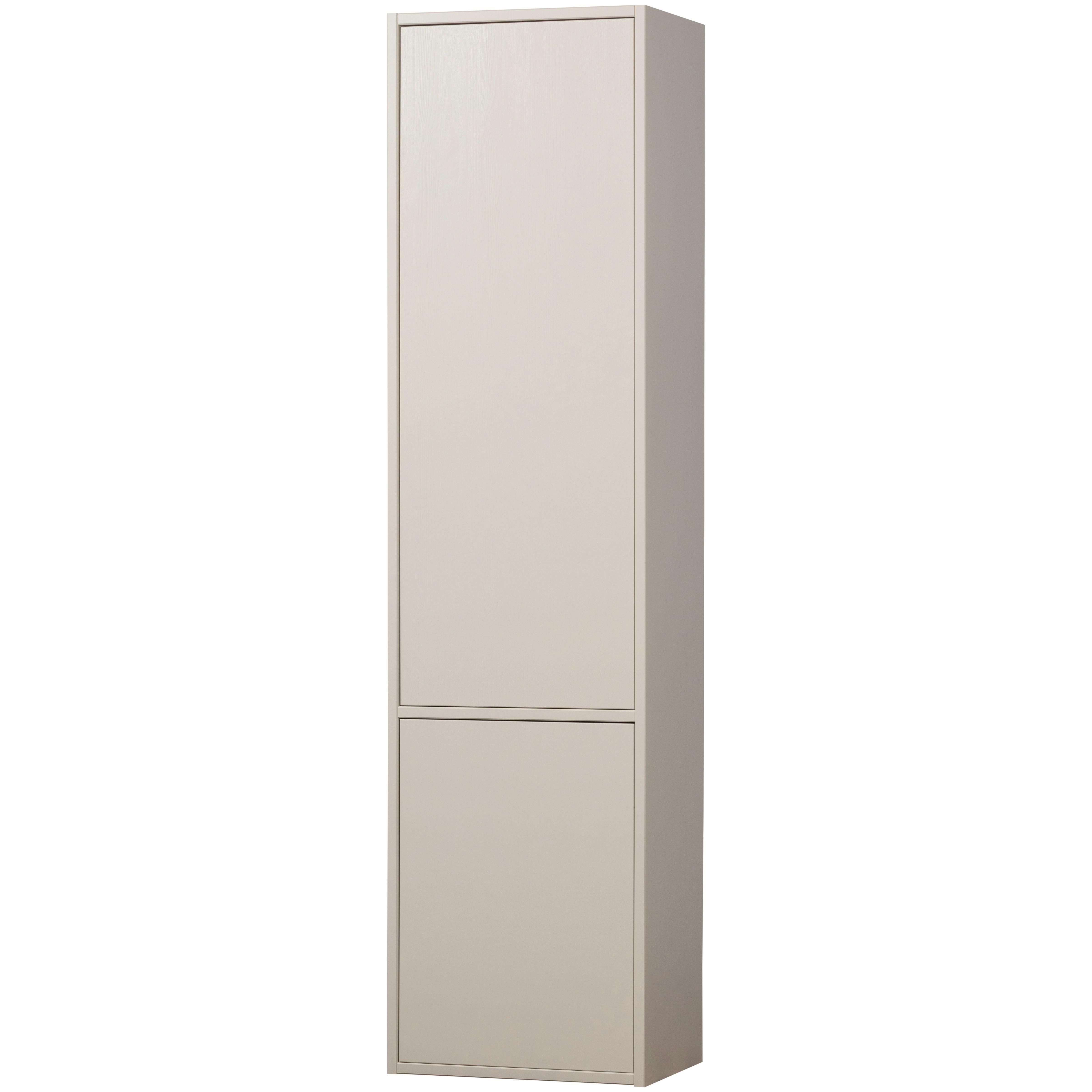 Mehrzweckschrank Meggy Grau B: 55 cm - Grau, Design, Holz (55/215/40cm) - Livetastic