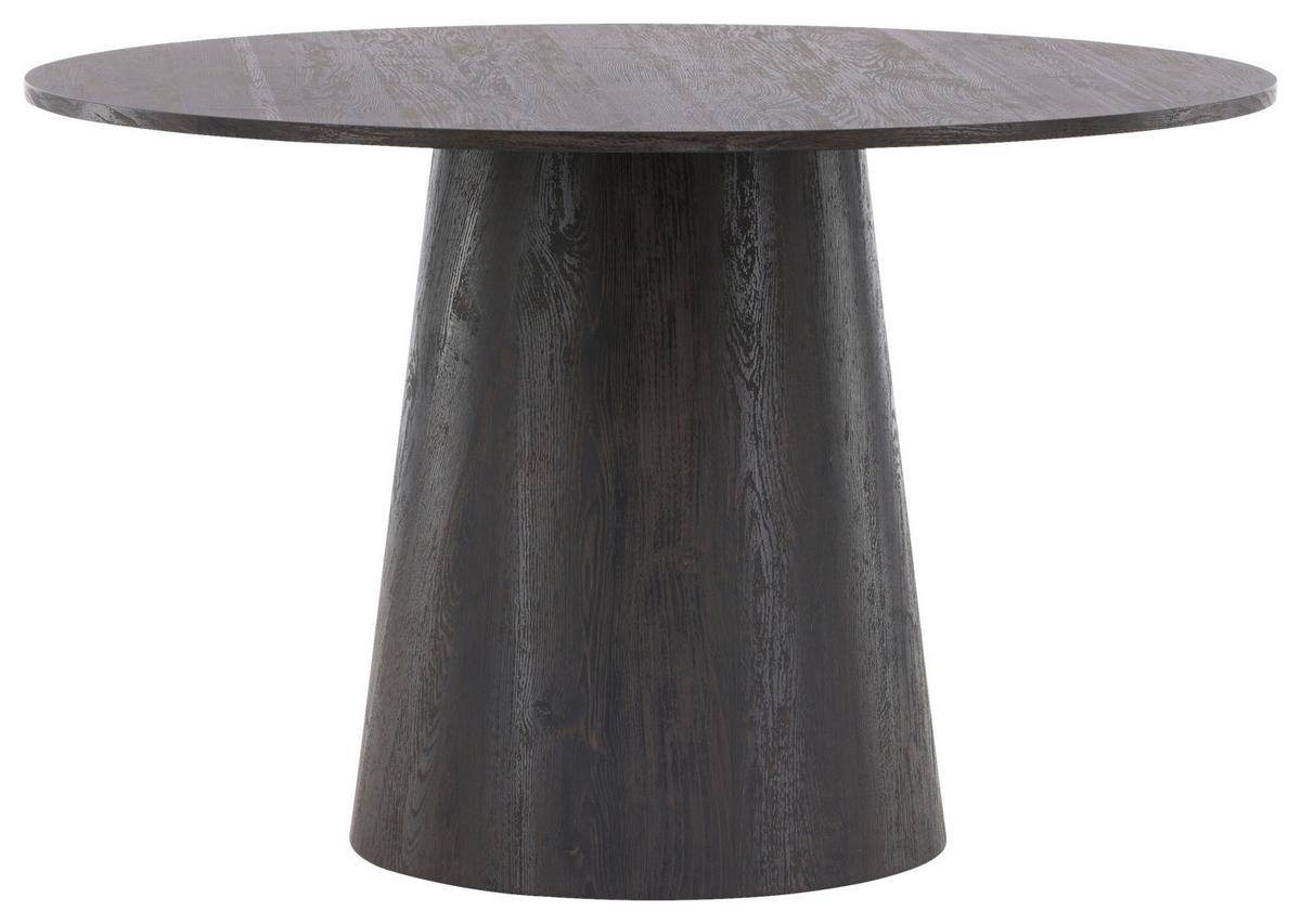 Esstisch Lanzo - Schwarz/Braun, Design, Holz (120/120/75cm) - Livetastic