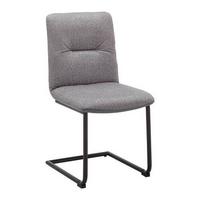 Židle SARAH šedá - černá/světle šedá, Moderní, kov/dřevo (49/88/59cm) - Bessagi Home