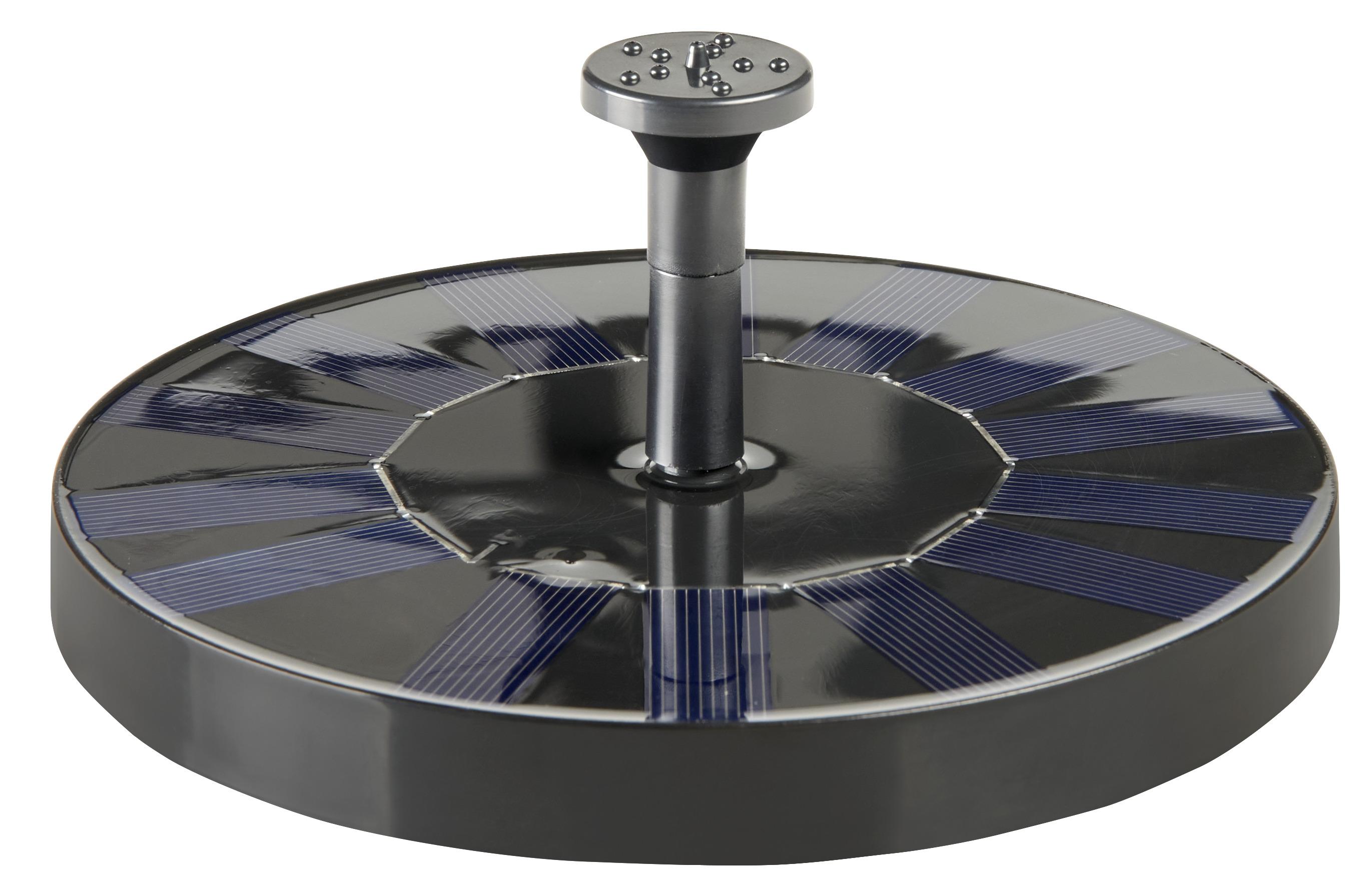 Solární Svítidlo Kai, Ø: 16cm - černá, Moderní, plast (16/3cm) - Modern Living