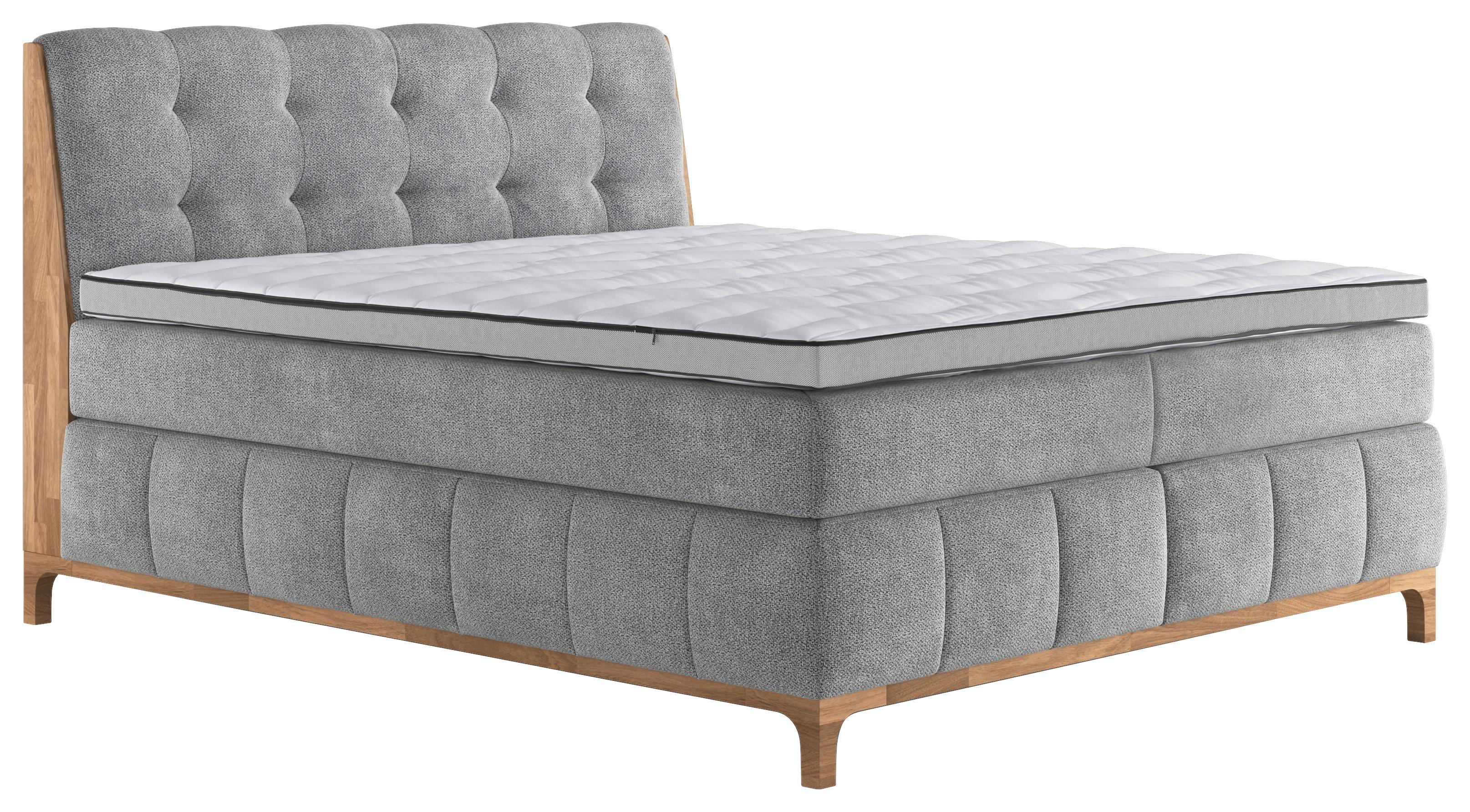 Boxspringbett Moon mit Topper 180x200 cm