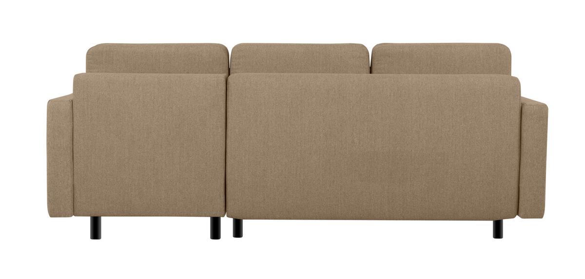 Ecksofa Noret, Hellbraun S: 223x157 Cm - Hellbraun/Buchefarben, Design, Textil (223/157cm) - MID.YOU