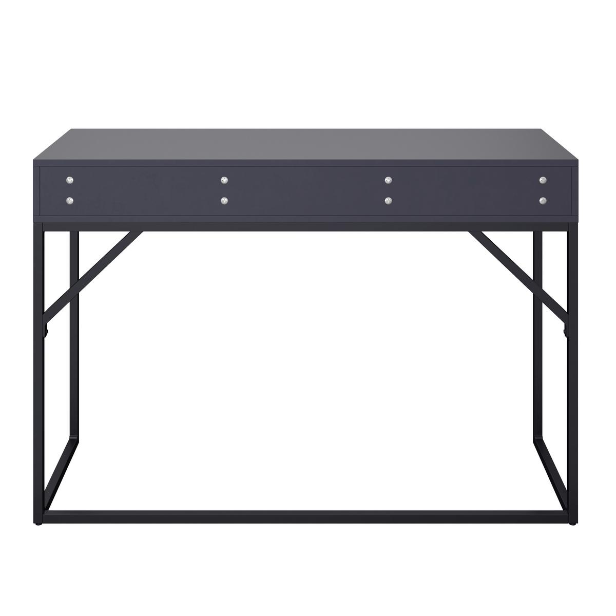 KONZOLOVÝ STOLEK SOPHIA - černá, Moderní, kov/kompozitní dřevo (120/78/40cm) - Bessagi Home