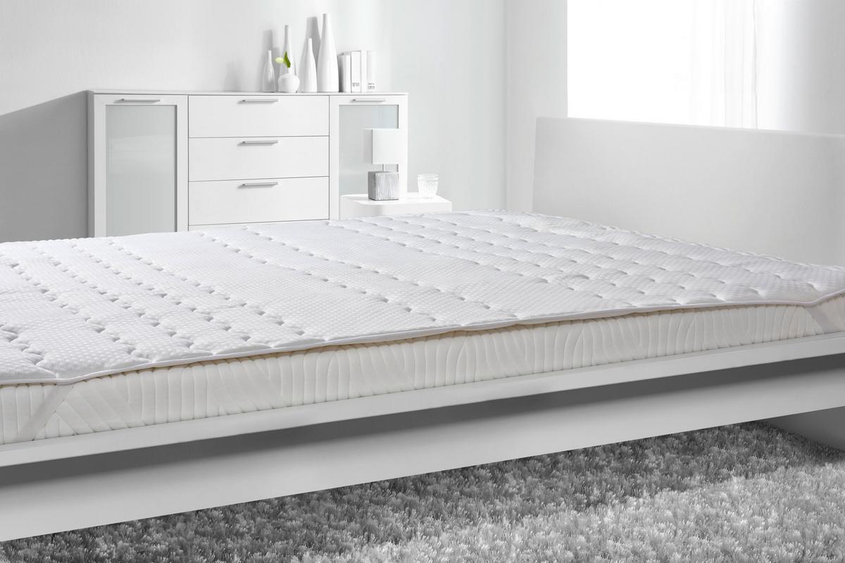 PODLOŽKA/CHRÁNIČ MATRACE Visco, 90/200cm, bílá - (90/200cm) - Nadana