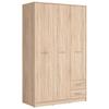 Drehtürenschrank Nepo Plus - Sonoma Eiche, MODERN, Holzwerkstoff (118,5/197/54,5cm) - MID.YOU