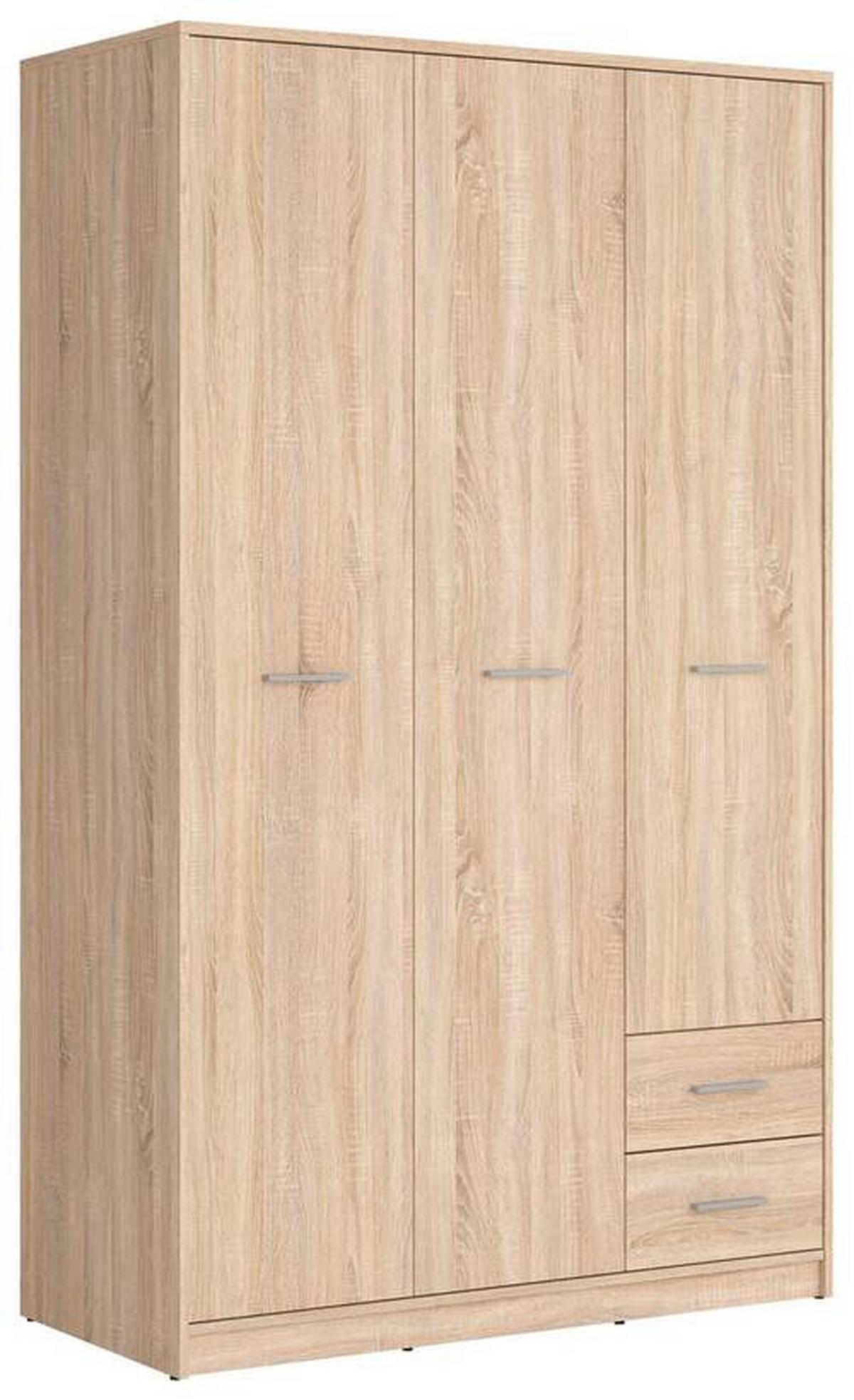 Drehtürenschrank Nepo Plus - Sonoma Eiche, MODERN, Holzwerkstoff (118,5/197/54,5cm) - MID.YOU