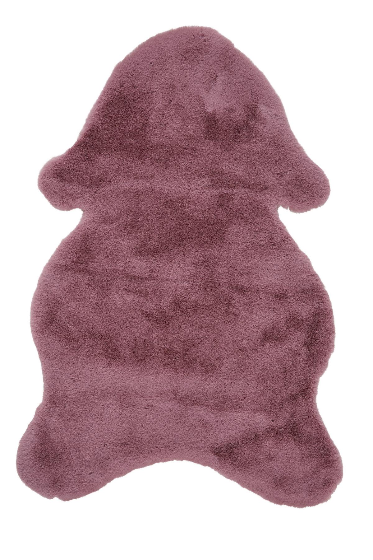 UMĚLÁ KOŽEŠINA Marlene, 90/60cm, růžová - růžová, kožešina/textil (90/60cm) - Modern Living
