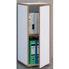 Aktenschrank Salia Weiß, Honigeiche B: 30 cm - Honigeiche/Weiß, Design, Holzwerkstoff (30/74/33cm) - MID.YOU