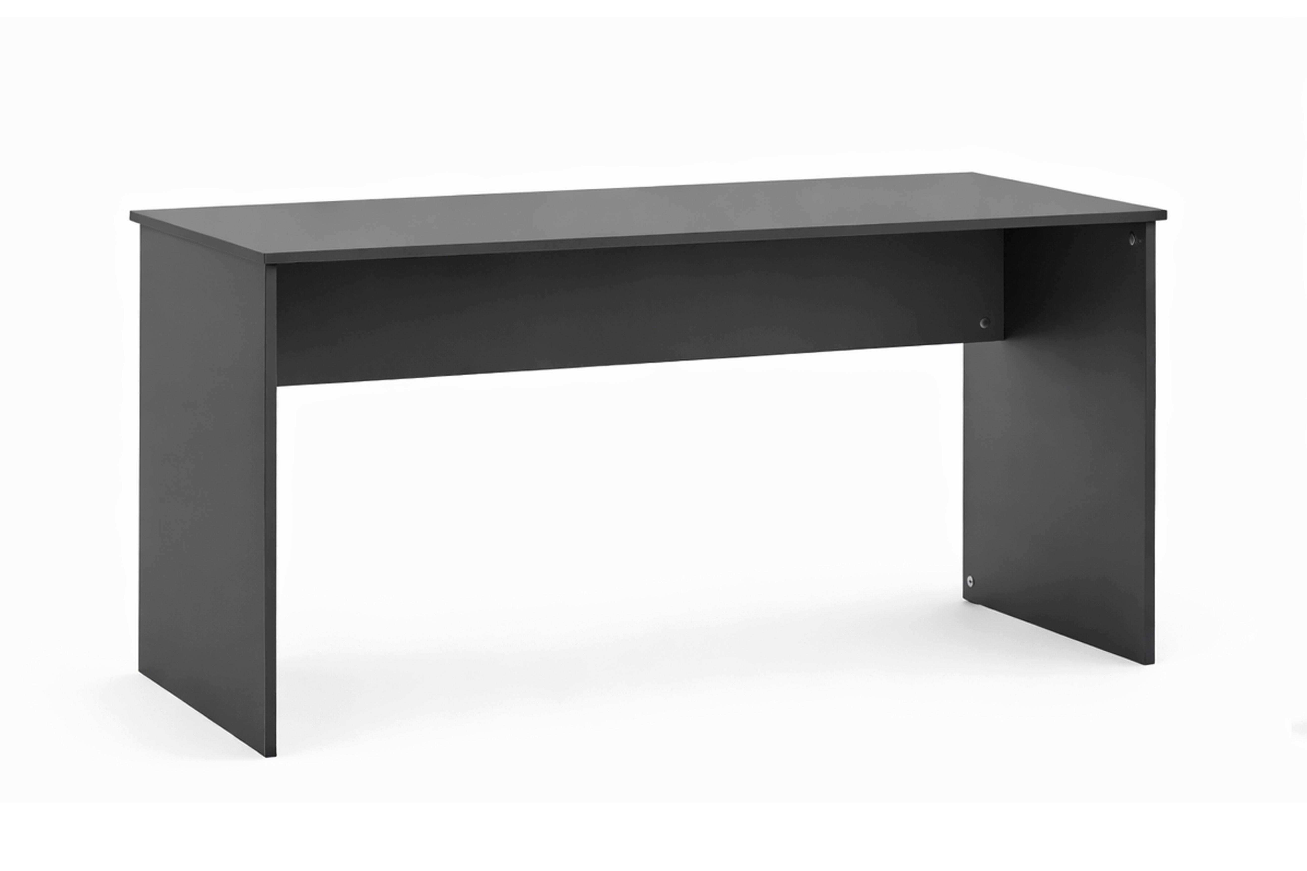 Schreibtisch Metz Anthrazit B: 144cm - Anthrazit, MODERN, Holzwerkstoff (144/65/73,6cm) - MID.YOU