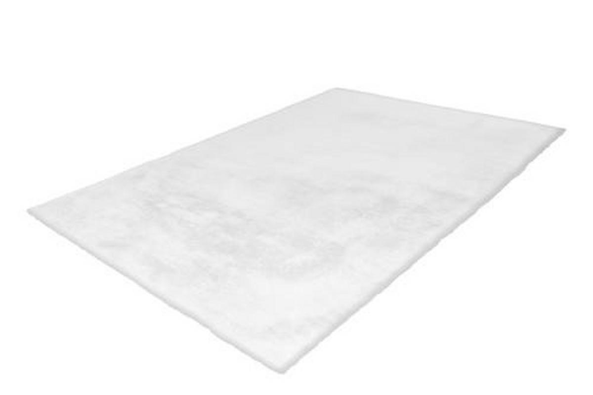 Hochflorteppich Weiß Rabbit 180x280 cm - Weiß, Trend, Textil (180/280cm) - Kayoom