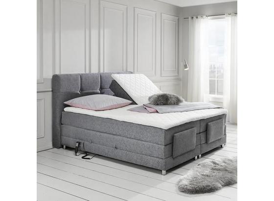 Boxspring Posteľ Mariella - sivá, Moderný, kov/drevo (210/188/118cm) - Mömax modern living Boxspring Posteľ Mariella - sivá, Moderný, kov/drevo (210/188/118cm) - Mömax modern living