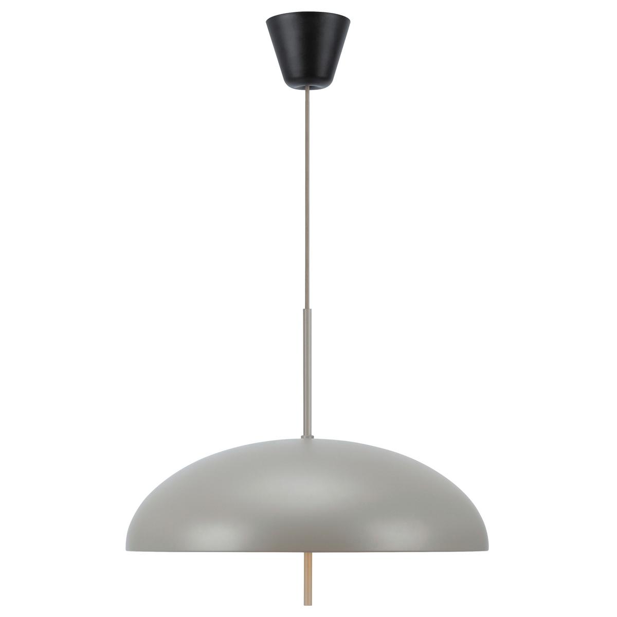 Hängeleuchte Versale Graubraun D: 49,5 cm - Graubraun, Design, Metall (49,5/41cm) - Nordlux
