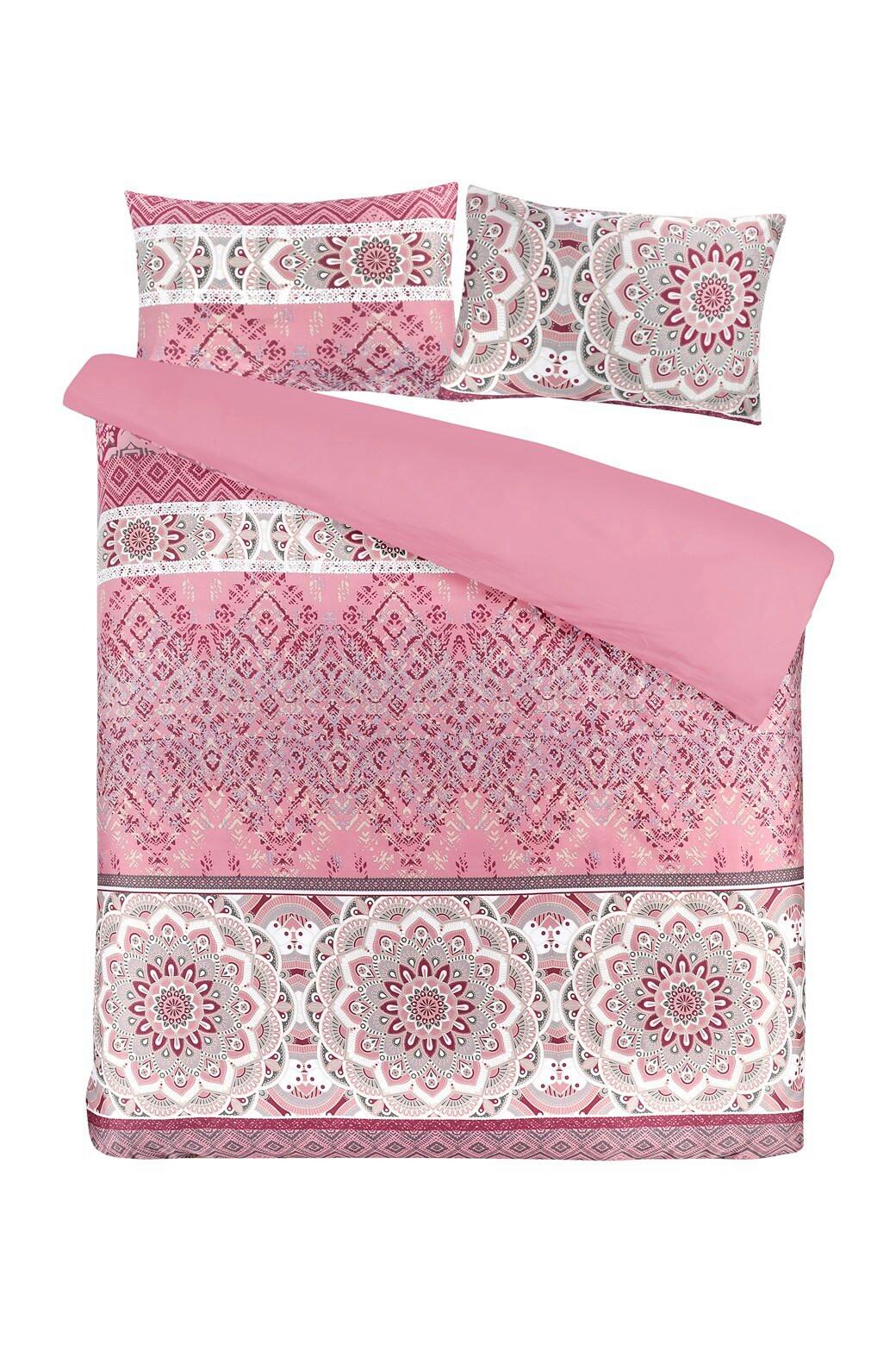 POSTEĽNÁ BIELIZEŇ ALEGRA 125-NLMULTI/ROSA240X240 - viacfarebná, Basics, textil (240/240cm) - Kayoom
