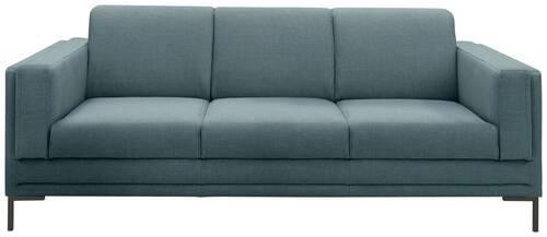 3-sitzer-sofa Looks Vii - Silberfarben/Petrol, Design, Textil (210/82/90cm) - LOOKS by W.Joop