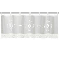 Kurzgardine Alegra Cafehaus - Weiß, KONVENTIONELL, Textil (120/45cm) - Schmidt W. Gmbh