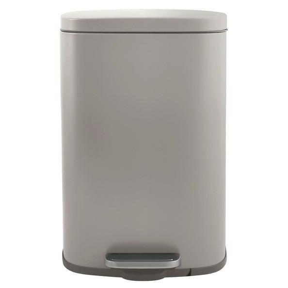 Treteimer Akira 30l Taupe Metall 34,3x23,5x62,9 - Taupe/Schwarz, Basics, Kunststoff/Metall (34,3/23,5/62,9cm) - Spirella