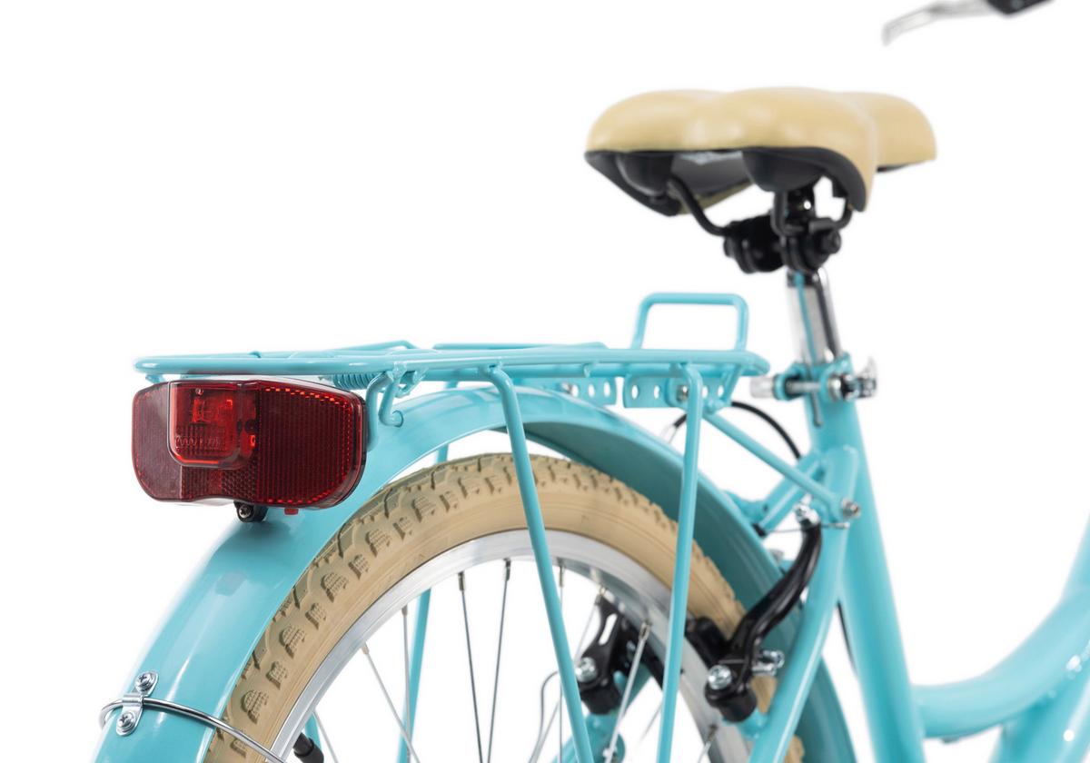 Kinderfahrrad Balloon Blau Mit Front- U. Rücklicht, 24 Zoll - Blau, Basics, Metall (25/140/60cm) - KS Cycling