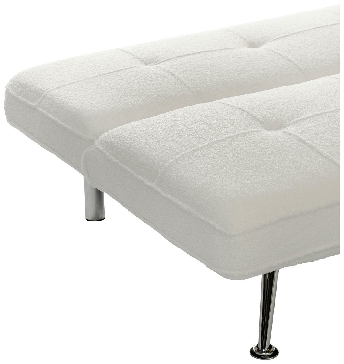 Kanapéágy Billund - fehér, Basics, textil/fa (179/75/90cm) - Livetastic
